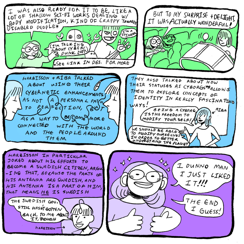 Marge Makes Comics 9 Penny Stamps Lecture is Good Sometimes Also