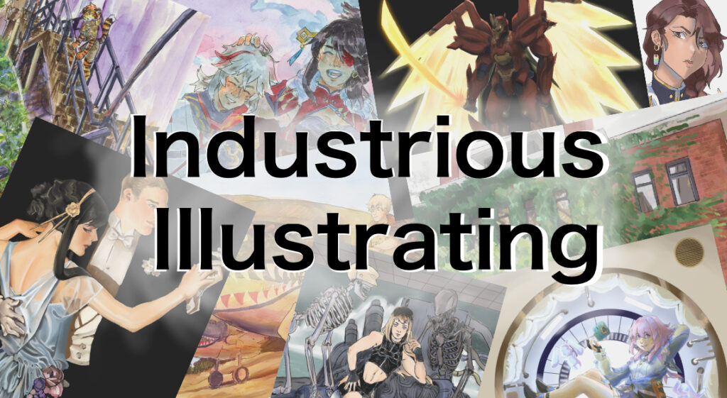 Industrious Illustrating 22 Model Kits arts, ink.